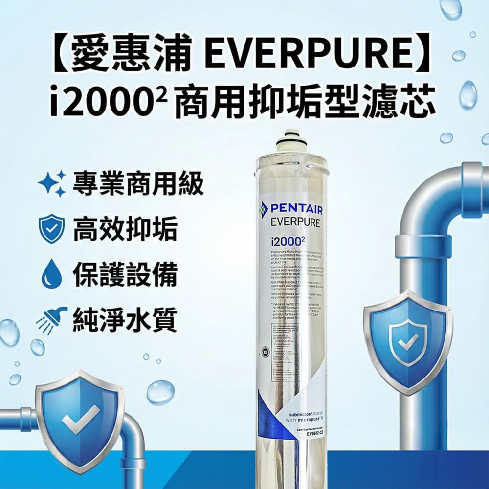 27793784782-Everpure 愛惠浦 美國原裝 I20002 抑菌抑垢 除氯 濾芯 9000加侖 製冰機 咖啡機