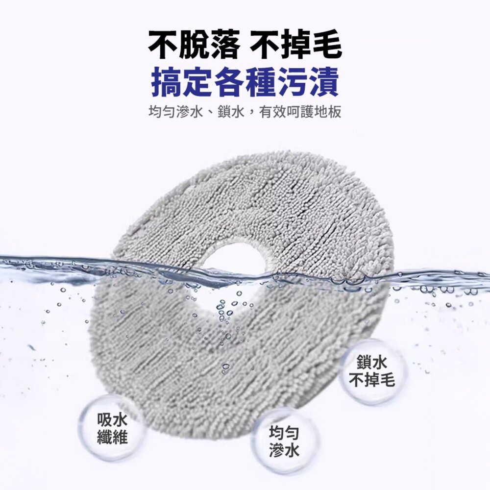 追覓 Dreame X50 Ultra L40s Pro Ultra 掃地機 副廠 主刷 三腳邊刷 濾網 抹布-圖片-3