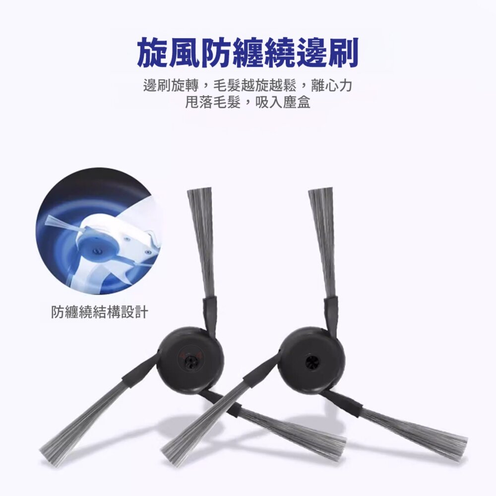 追覓 Dreame X50 Ultra L40s Pro Ultra 掃地機 副廠 主刷 三腳邊刷 濾網 抹布-圖片-6