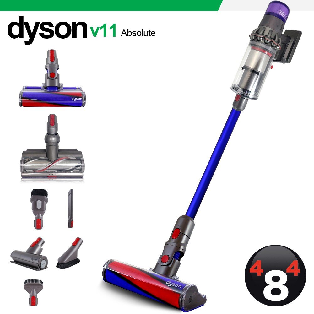 3514729279-輸入折扣碼，最高折1000~Dyson V11 absolute 保固2年 雙主吸頭