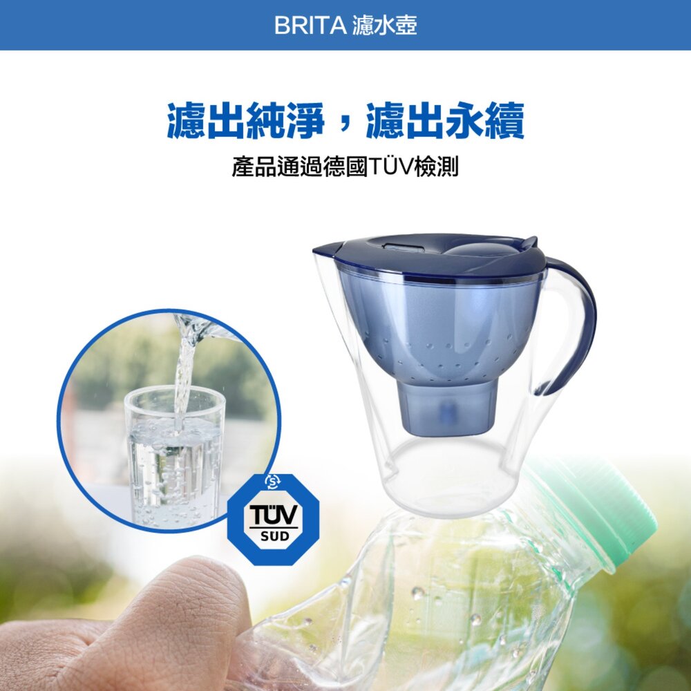 BRITA Marella 馬利拉濾水壺3.5L MXPRO濾芯 (共1壺1芯)-圖片-2