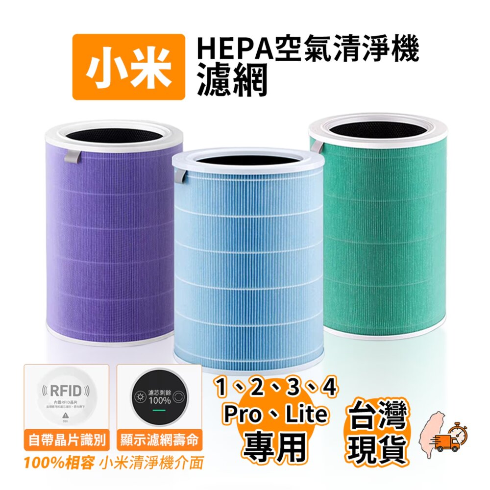 47957576844-小米空氣清淨機濾芯 HEPA 抗菌/抗病毒/除臭 2S/3/Pro/4/4Pro/4Lite