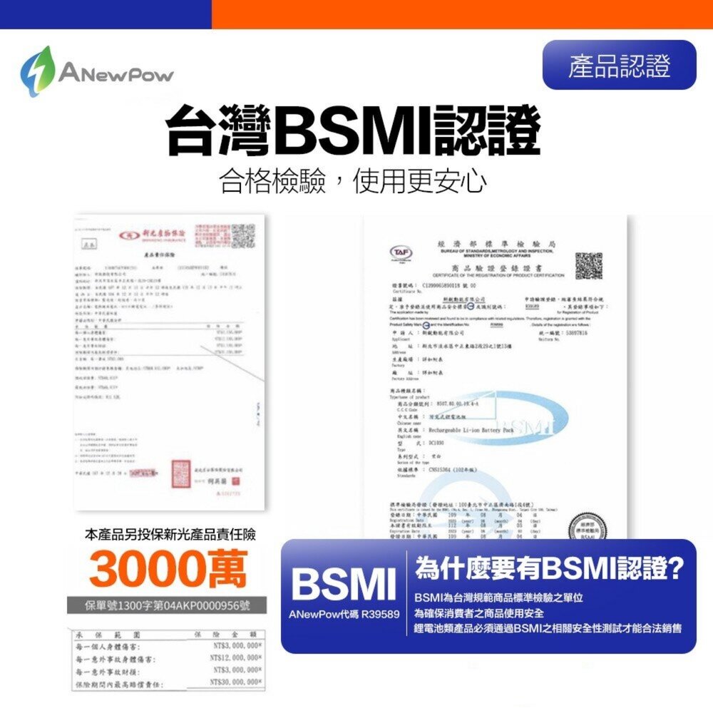 Anewpow新銳動能 贈濾網吸頭保固18個月 Dyson V10 SV12 高品質電池-圖片-1