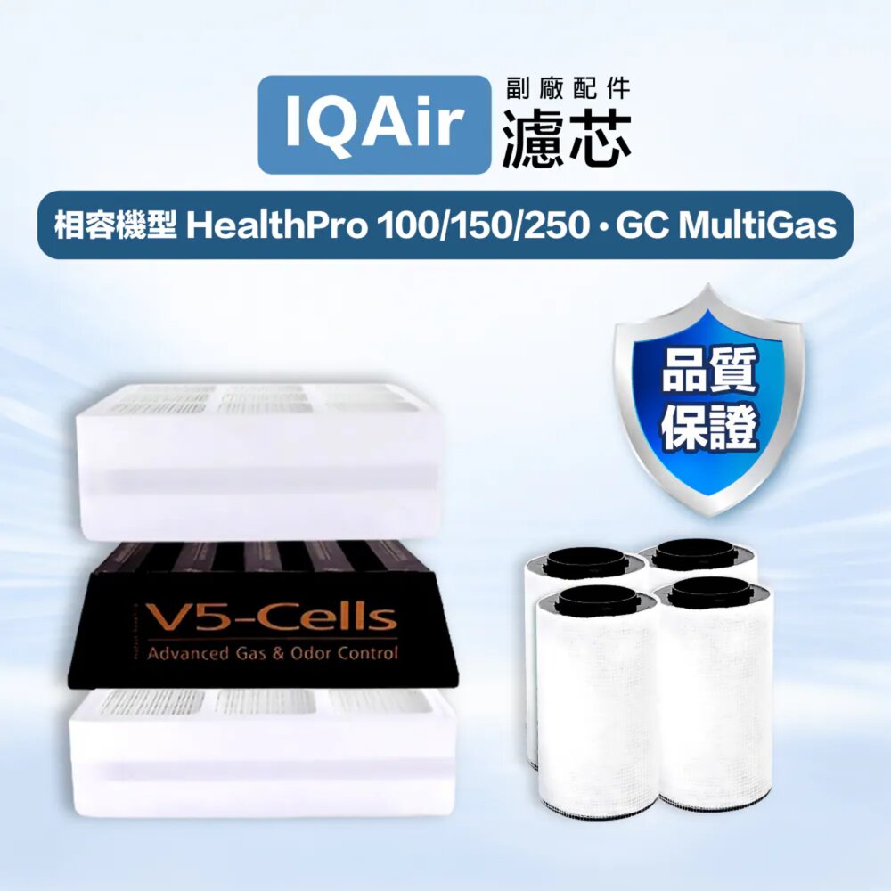621103310635-IQair Healthpro 250/250plus/150/100/GC 副廠濾網 耗材