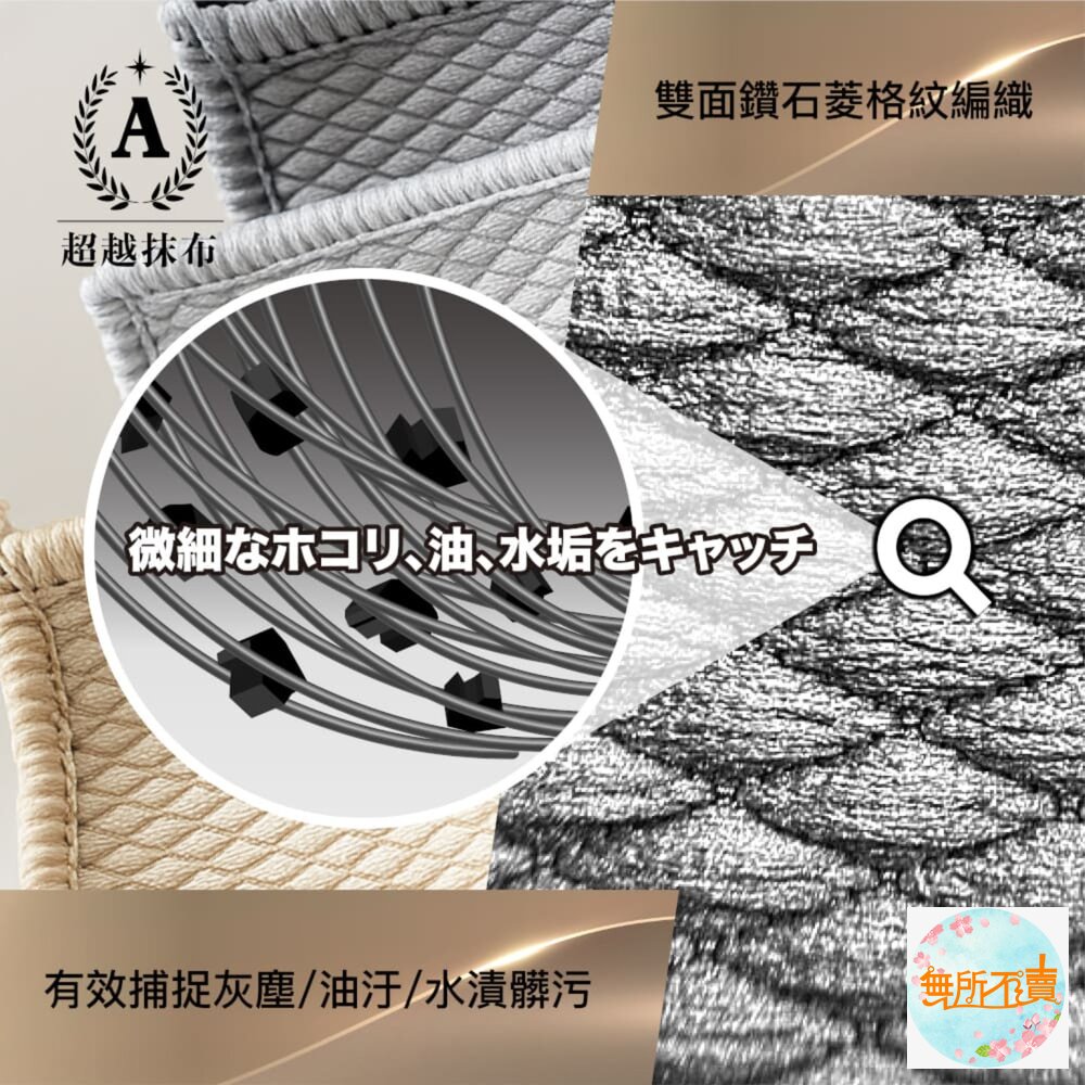 妙潔 職人巾3入 擦車布 快速吸水 廚房抹布-圖片-6
