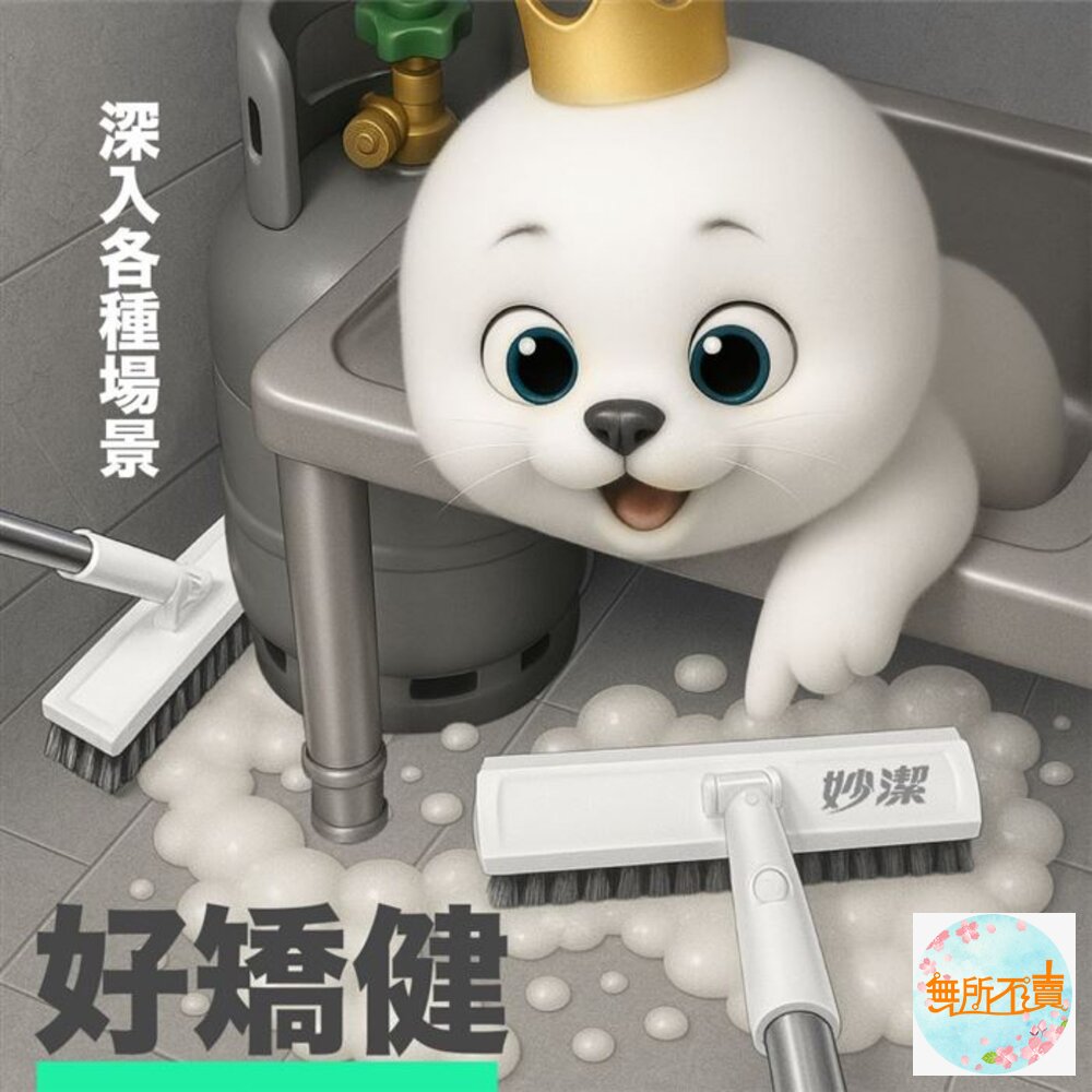 妙潔 刷刮王多功能地板刷-圖片-6