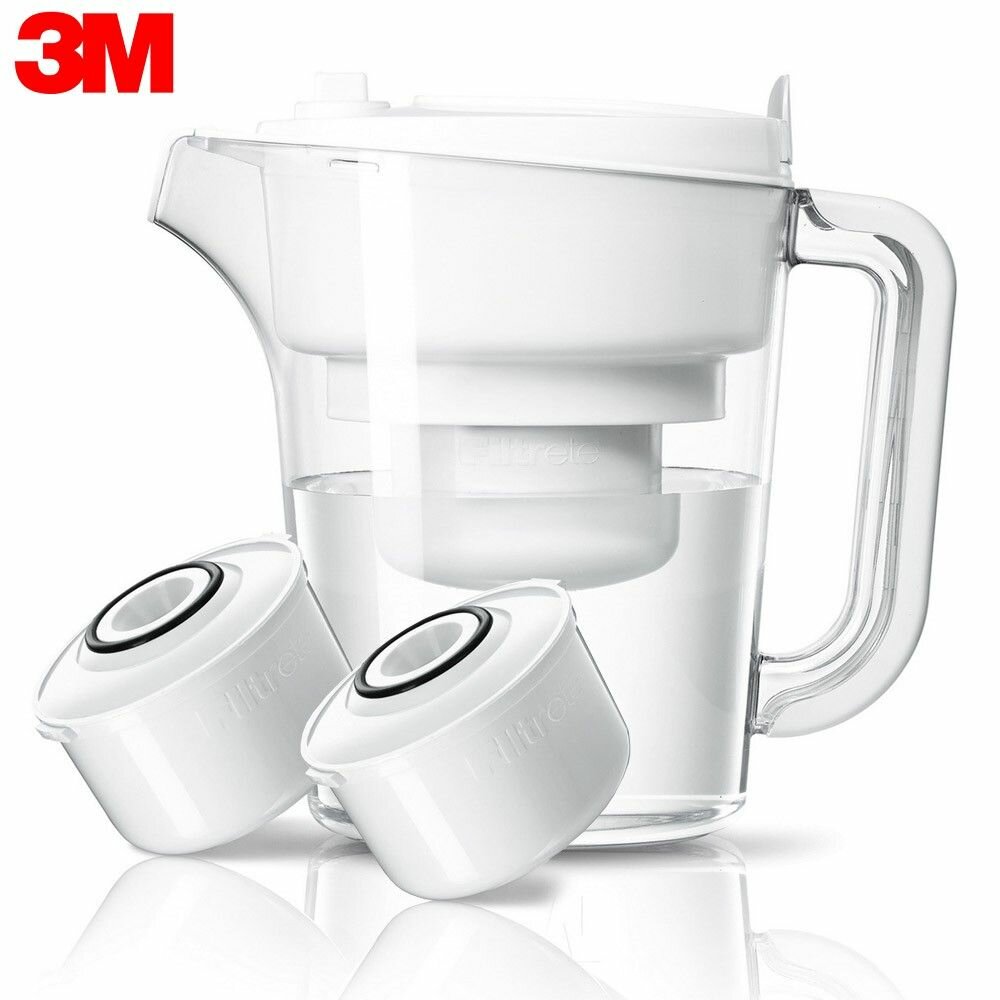 3M-WP3000-3M 經典款 即淨長效濾水壺WP3000 (1壺+2濾芯)