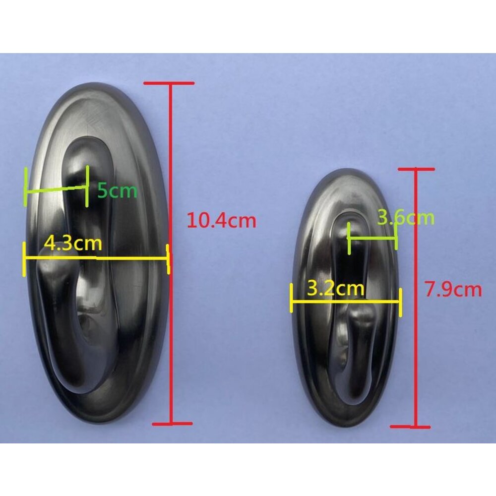 3M-hook-《裸裝特惠賣場》3M時尚銀系掛勾(大小方勾、大小圓勾)(裸裝出貨)