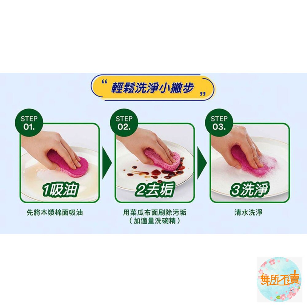 3M 百利 多用途細緻海綿菜瓜布2入裝-圖片-5