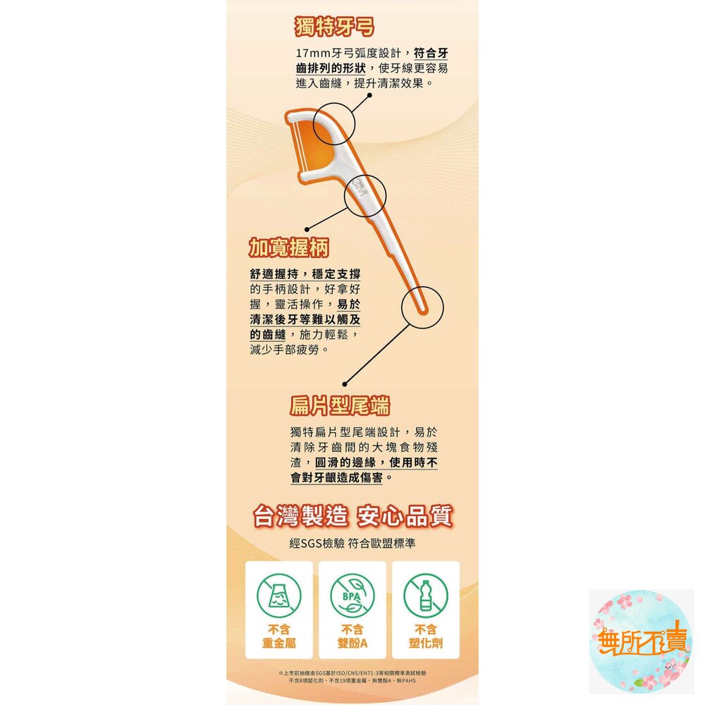 3M 新款雙線牙線棒-盒裝 156支入-圖片-9