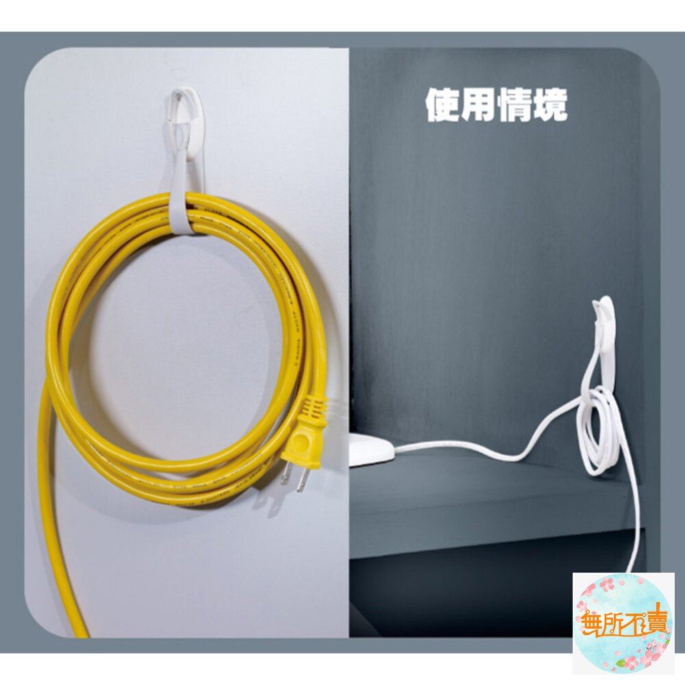 3M無痕電線掛鉤系列:大型/中型/小型/圓型 透明掛勾/電線整理器-圖片-3