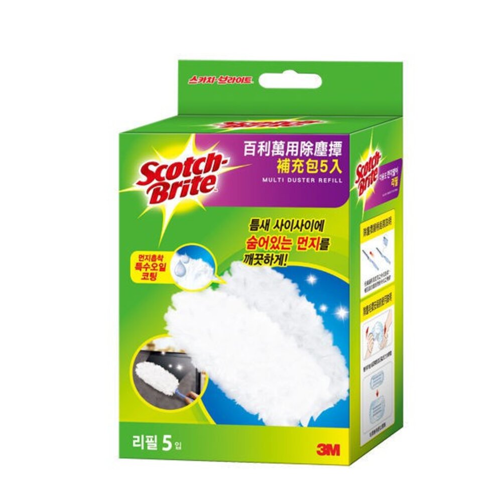 3M_4710367410157-3M 百利萬用除塵撢補充包5入