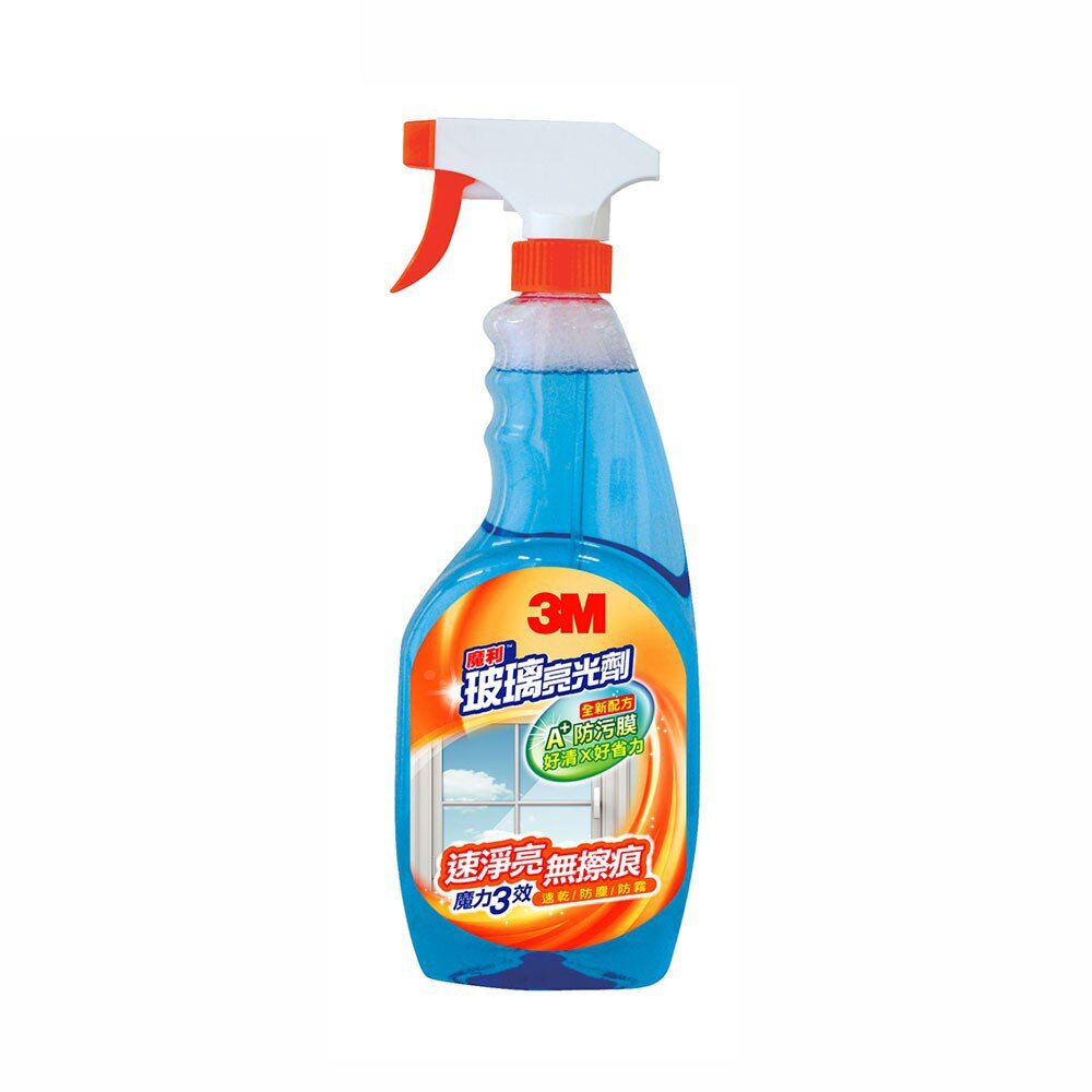 3M_471036742875601-3M 魔利玻璃亮光劑(全新昇級版)： 清潔劑 600ml/4公升  玻璃 鏡子 窗戶通通乾淨