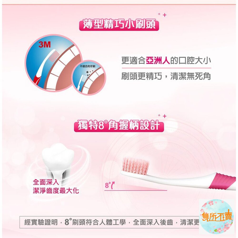 3M 亮白美齒牙刷(1入): 藍色 / 粉紅 潔牙美齒 網紅最愛 SGS檢驗合格,無塑化劑、不含多環芳香烴-圖片-4
