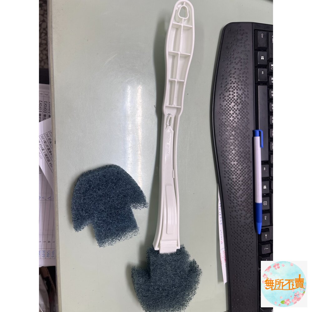 3M百利 長效型菜瓜布馬桶刷 (1炳+2刷頭)裸妝 介意勿下單 封面照片