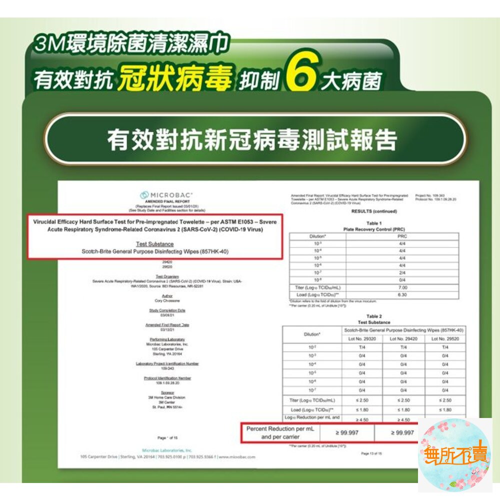 《出清品特惠賣場》【防疫抗菌】3M百利家用除菌清潔濕巾40入-圖片-4