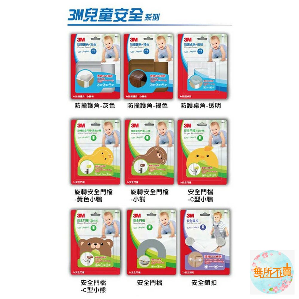 3M兒童安全防護:防撞護角透明9913-圖片-4