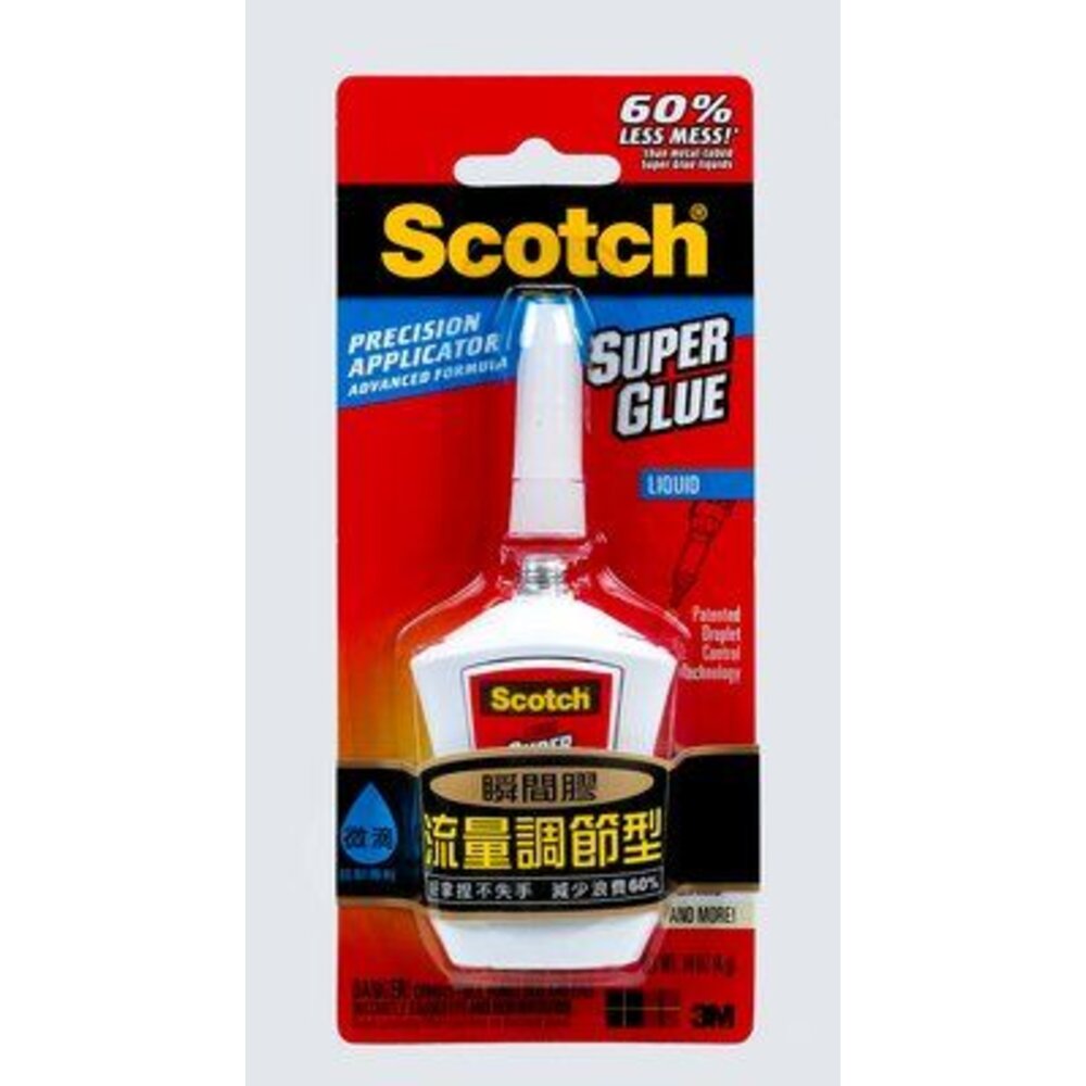 3M_AD-3M Scotch流量調節型瞬間膠：液狀AD124/膠狀AD125/迷你小物AD126