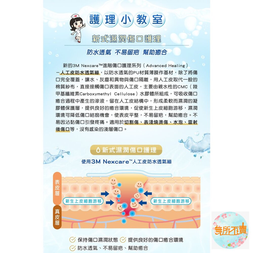 3M 人工皮防水透氣繃-圖片-4