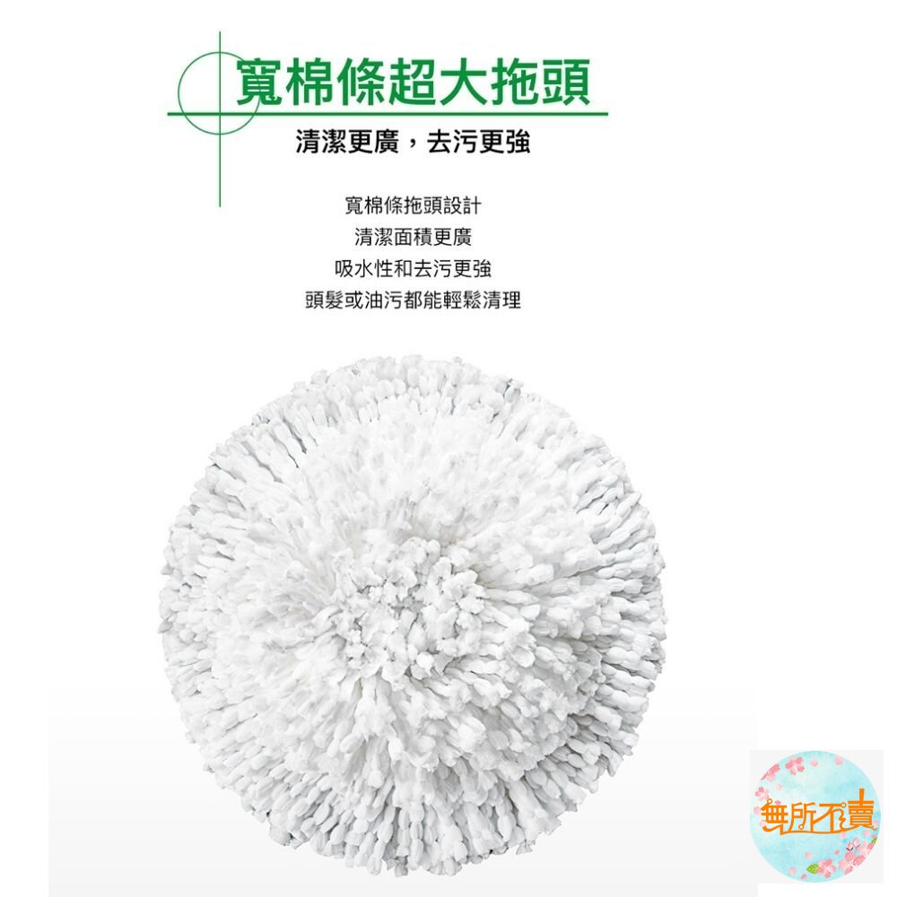 《裸裝特惠賣場》3M百利T3/T0共用 伸縮式旋轉拖把組補充包 布盤 替換布盤 好神拖布盤 通用-圖片-4