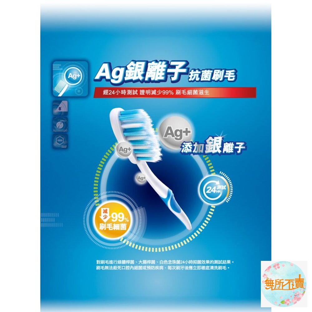 3M 8度角潔效抗菌牙刷1入(顏色隨機出貨):小刷頭/標準-圖片-6