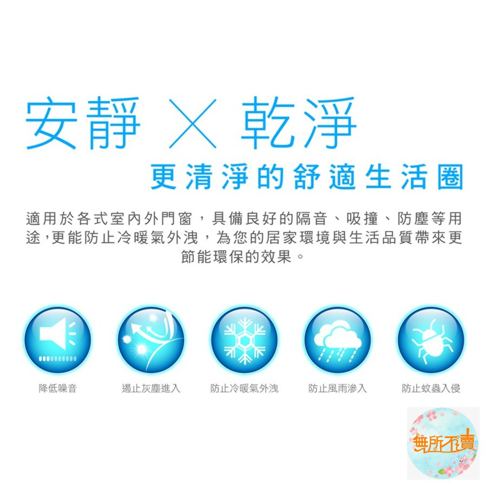 《出清品特惠賣場》3M 室內用氣密隔音防撞泡棉:6601(1-3mm) /6602(3-5mm) /6603(4-6mm-圖片-2