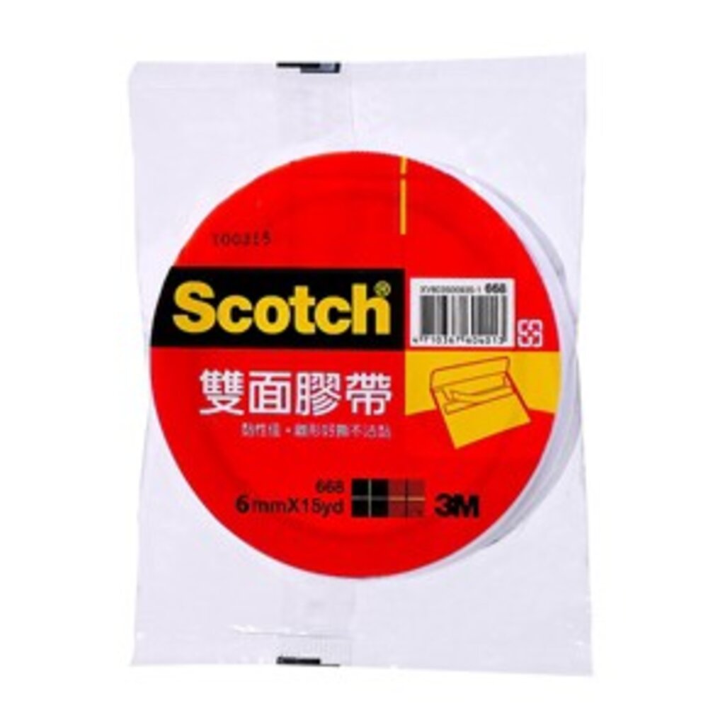 3m_668a-3M 668 雙面膠帶： DIY 手工美勞美術 雙面膠