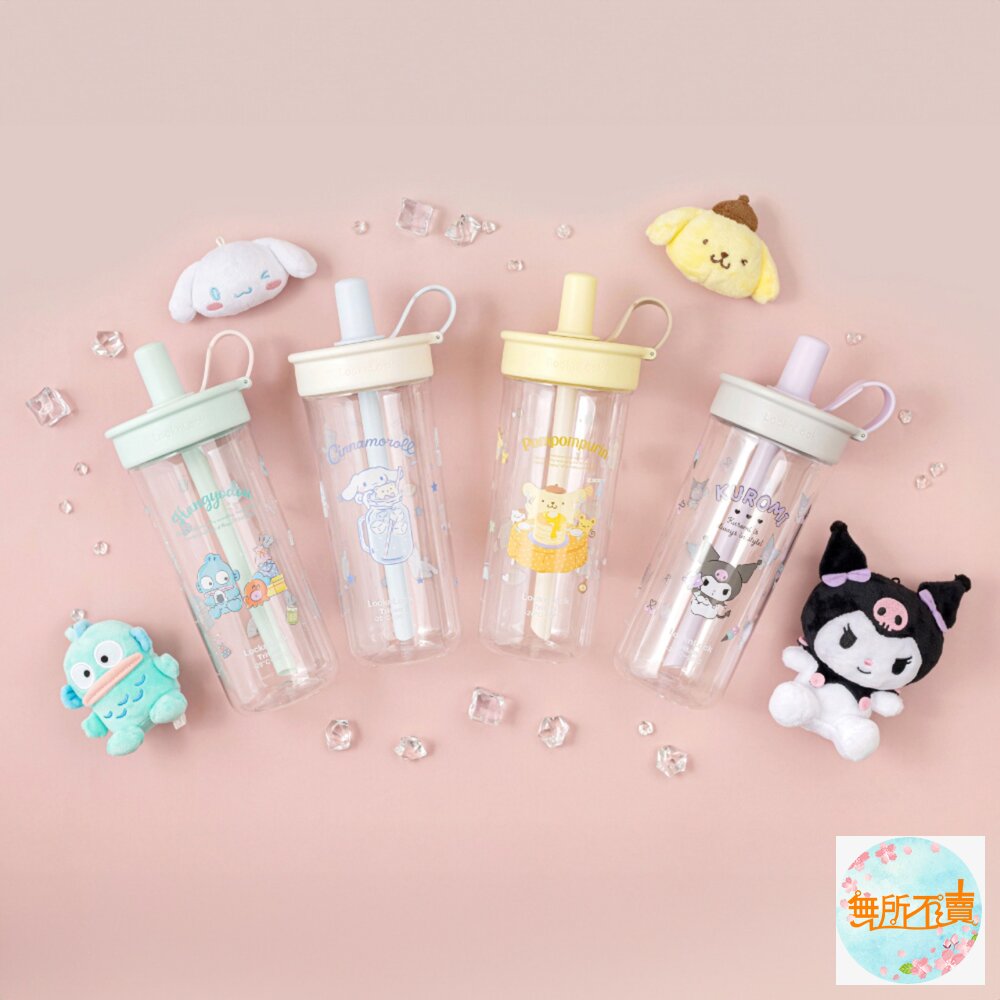 樂扣樂扣 嚼對FUN飲吸管杯 750ml/珍奶杯/手搖杯(三麗鷗聯名/大容量/手搖飲適用)人魚漢頓/大耳狗/布丁狗/庫洛-圖片-3