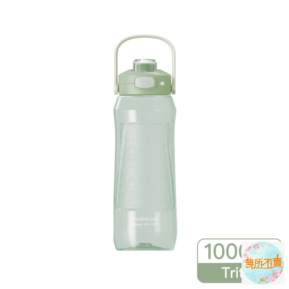 樂扣 手提彈蓋流線水壺1000ml-圖片-2