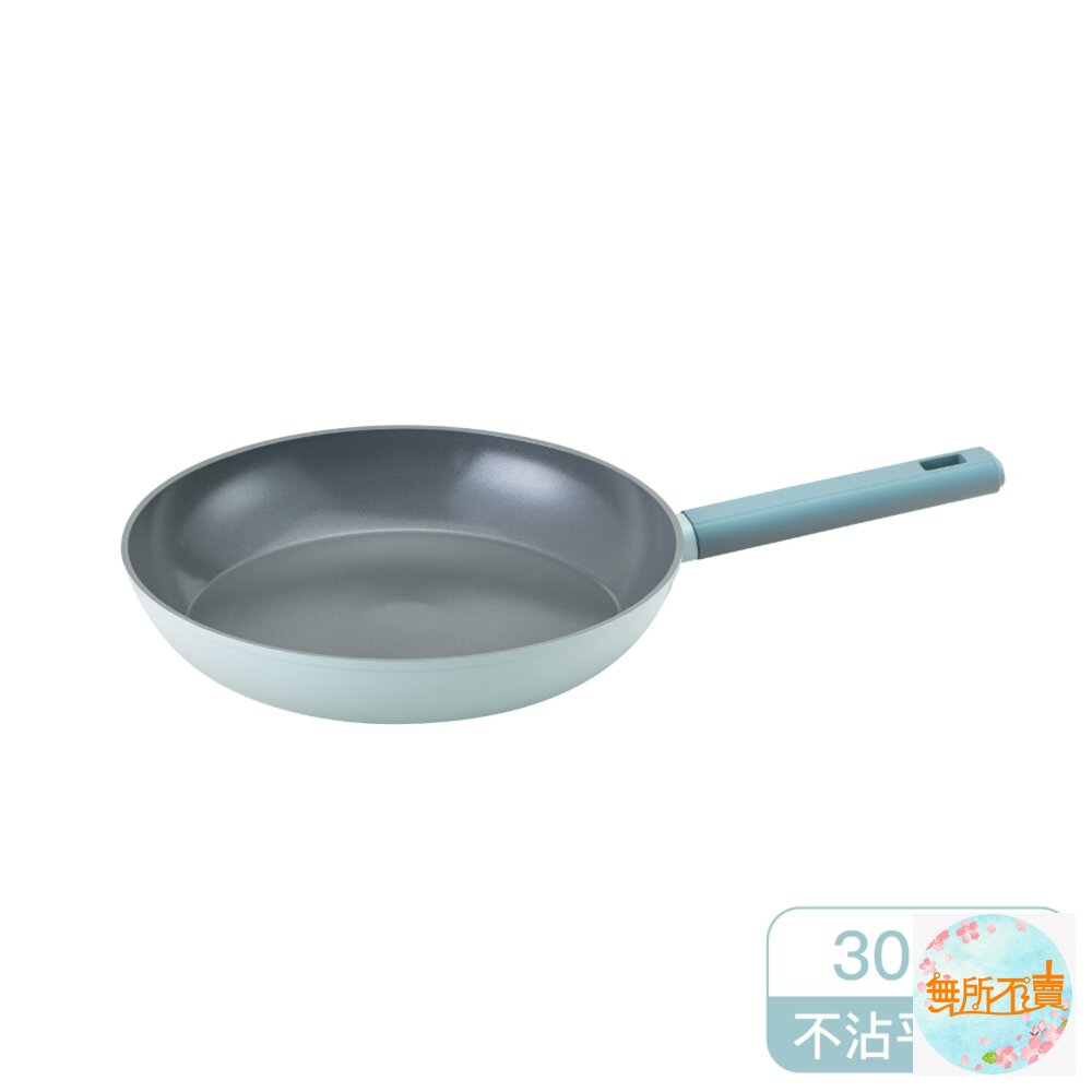 樂扣樂扣ECO BLUE鍛造陶瓷不沾IH平煎鍋-20cm/30cm-圖片-3