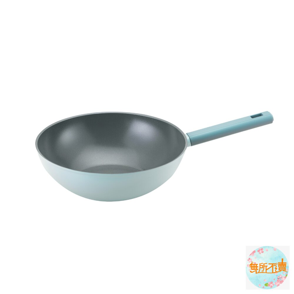 樂扣樂扣ECO BLUE鍛造陶瓷不沾IH炒鍋/28cm(CAW2857IHO)/30cm(CAW3057IHO)-圖片-1