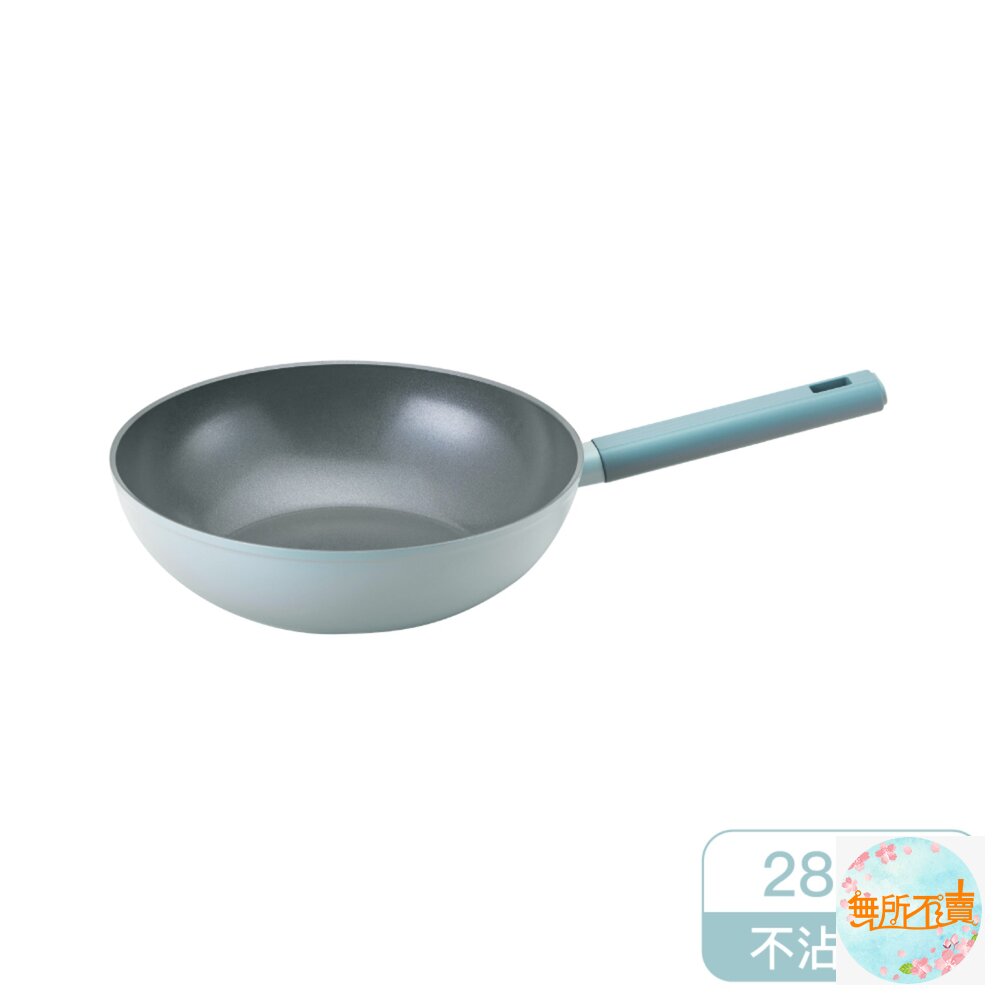 樂扣樂扣ECO BLUE鍛造陶瓷不沾IH炒鍋/28cm(CAW2857IHO)/30cm(CAW3057IHO)-圖片-4
