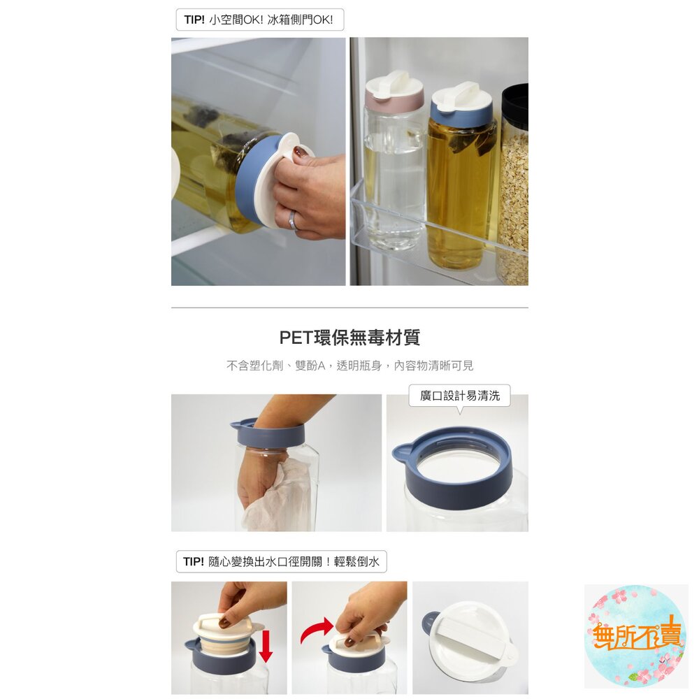 樂扣樂扣PET水壺1.9L/立臥兩用-圖片-6