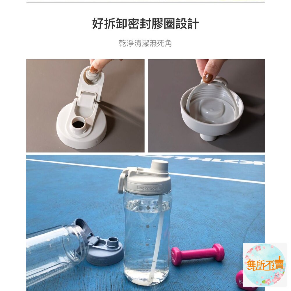 樂扣樂扣大容量豪飲冷水壺1.5L(附吸管)不能裝熱水!!-圖片-8