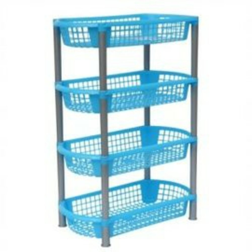 KEYWAY-A64-聯府 柏格橢圓層四層架 A-64