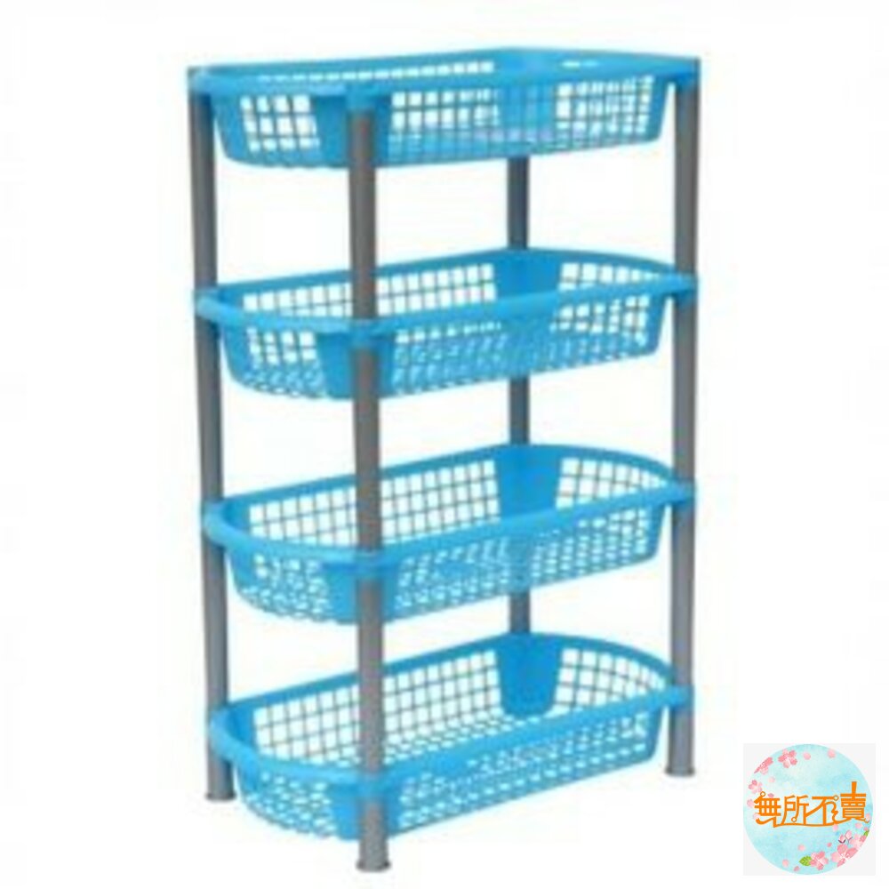 聯府 柏格橢圓層四層架 A-64 封面照片