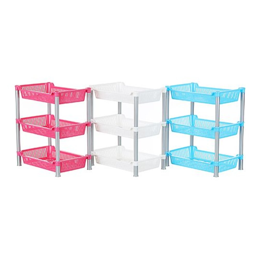 KEYWAY-A73-聯府 優格三層置物架 A-73