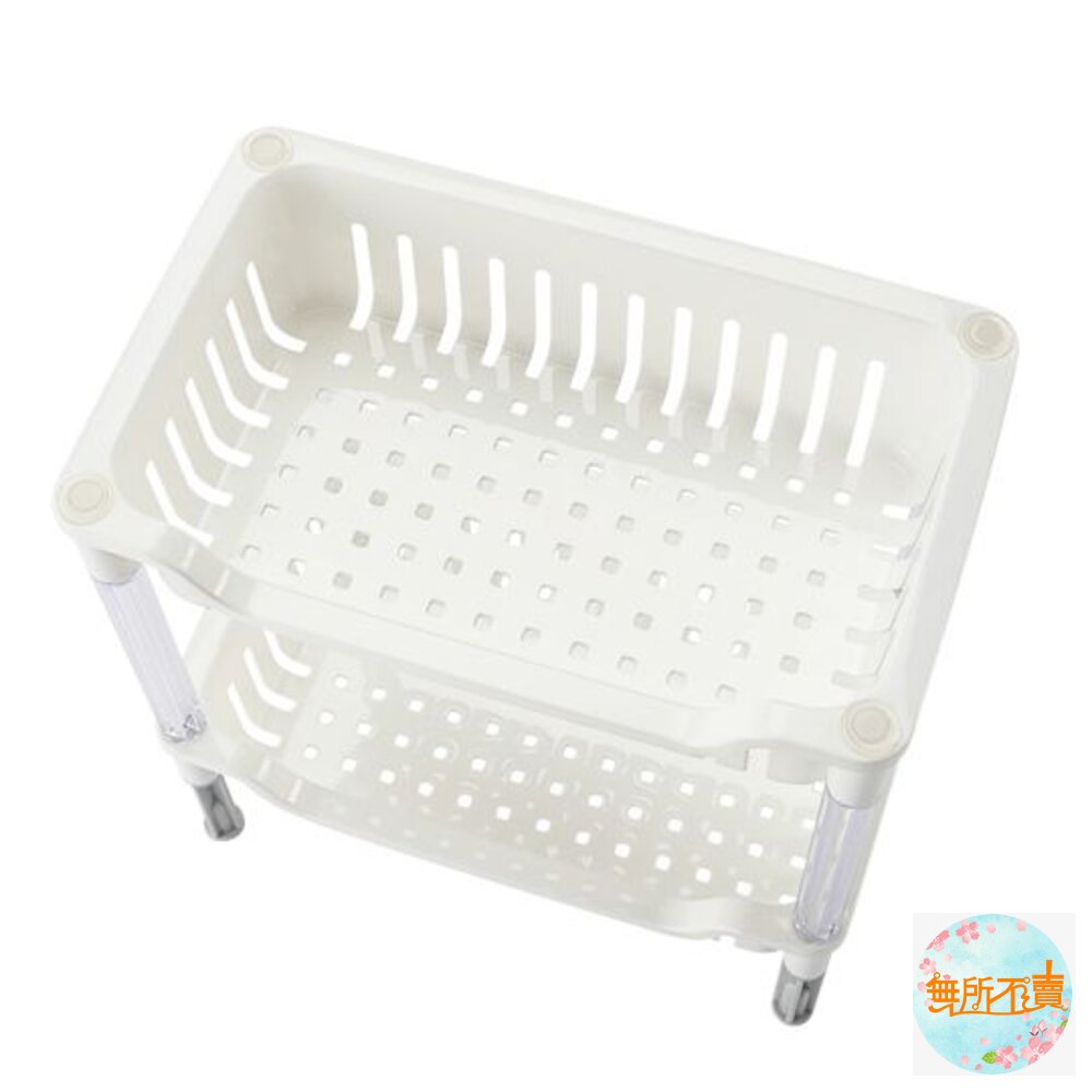 聯府 白色溫哥華二層方型架 AE-272-圖片-2