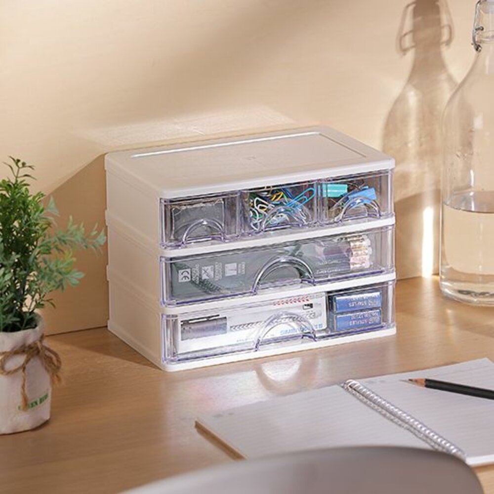 KEYWAY-AR523-聯府 彩集綜合三層收納盒 AR-523 小物收納