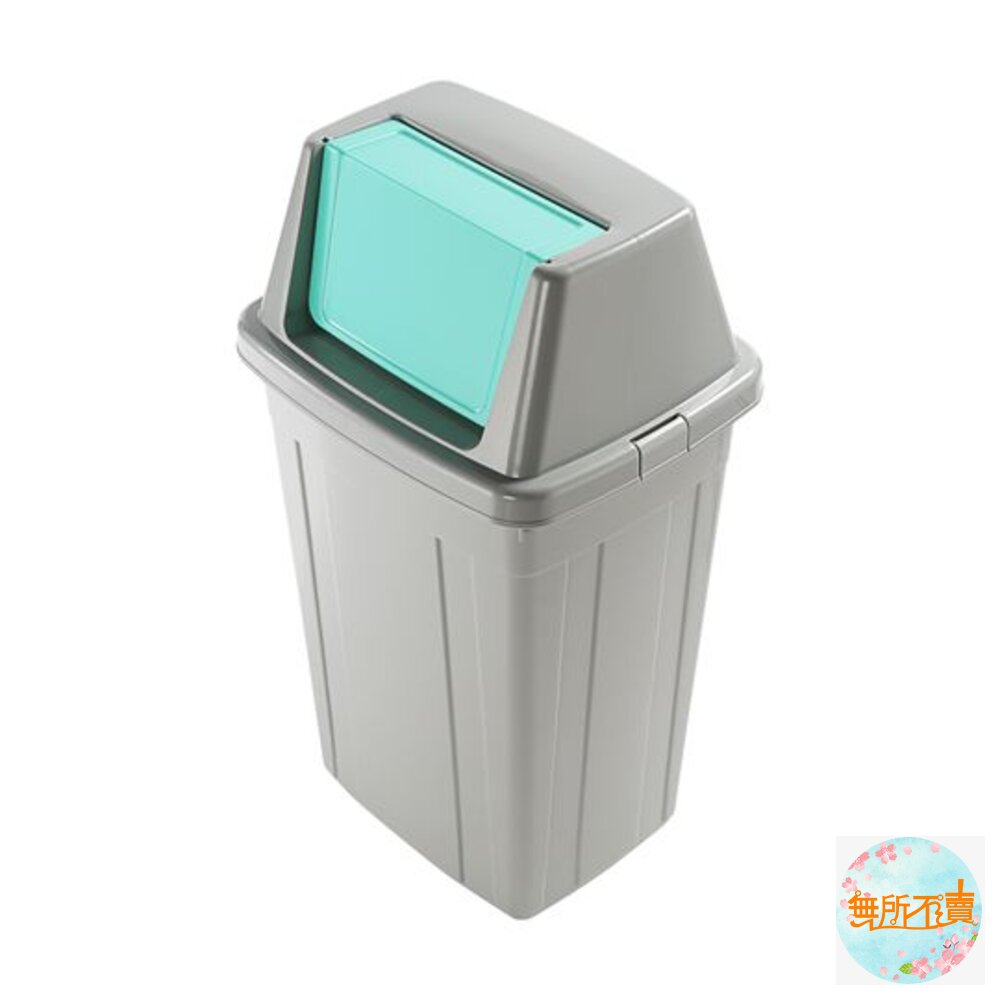 聯府 美式105L附蓋垃圾桶 C105-圖片-1