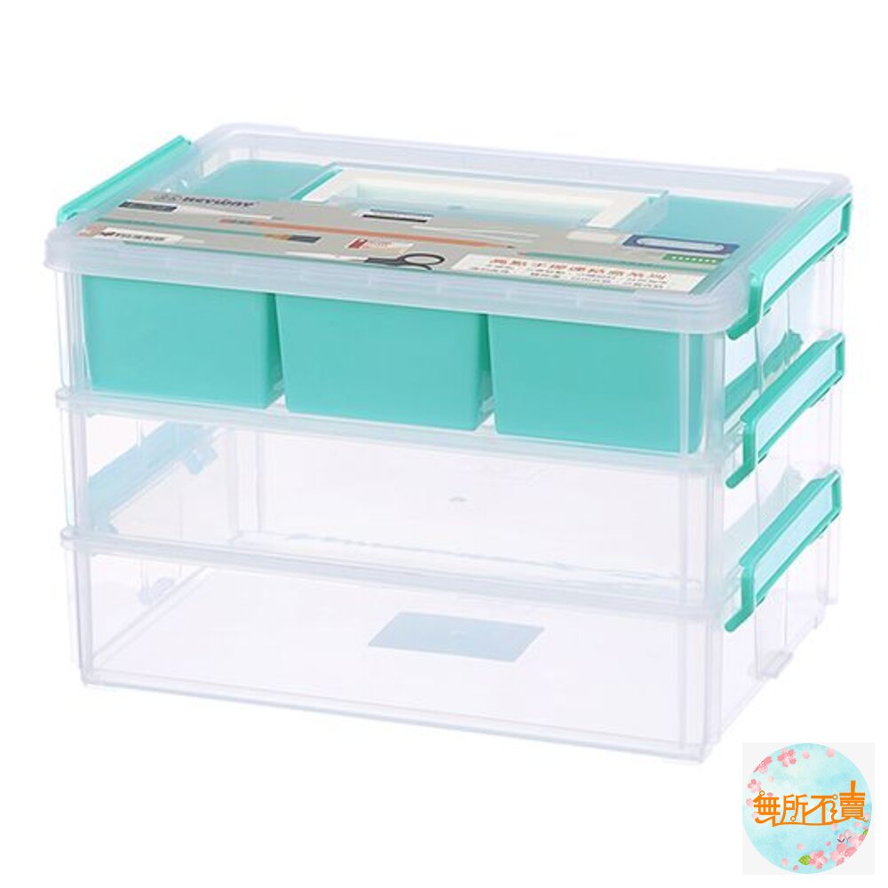 聯府 9號高點手提連結盒(3層T1) CC-9031-圖片-1