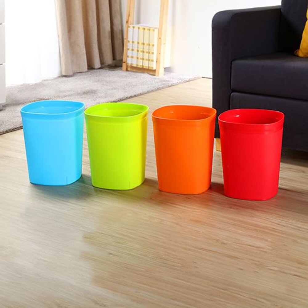 KEYWAY-CF-17-聯府 好運花方型大垃圾桶CF-17