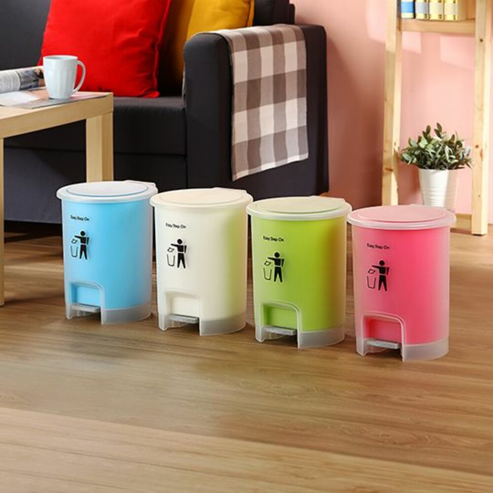 KEYWAY-CH08-聯府 馬卡龍踏式桶8L CH08