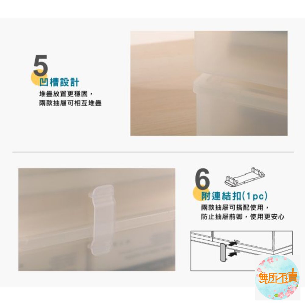 聯府 FINE抽屜收納盒 2.8L 單抽/雙抽 CK-11/CK-12-圖片-9