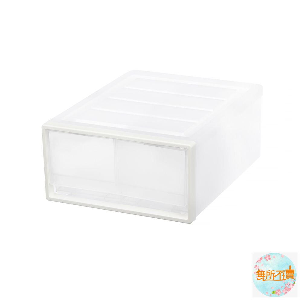 KEYWAY 透明霧面雙抽屜隔板整理箱10L CK-32-圖片-4