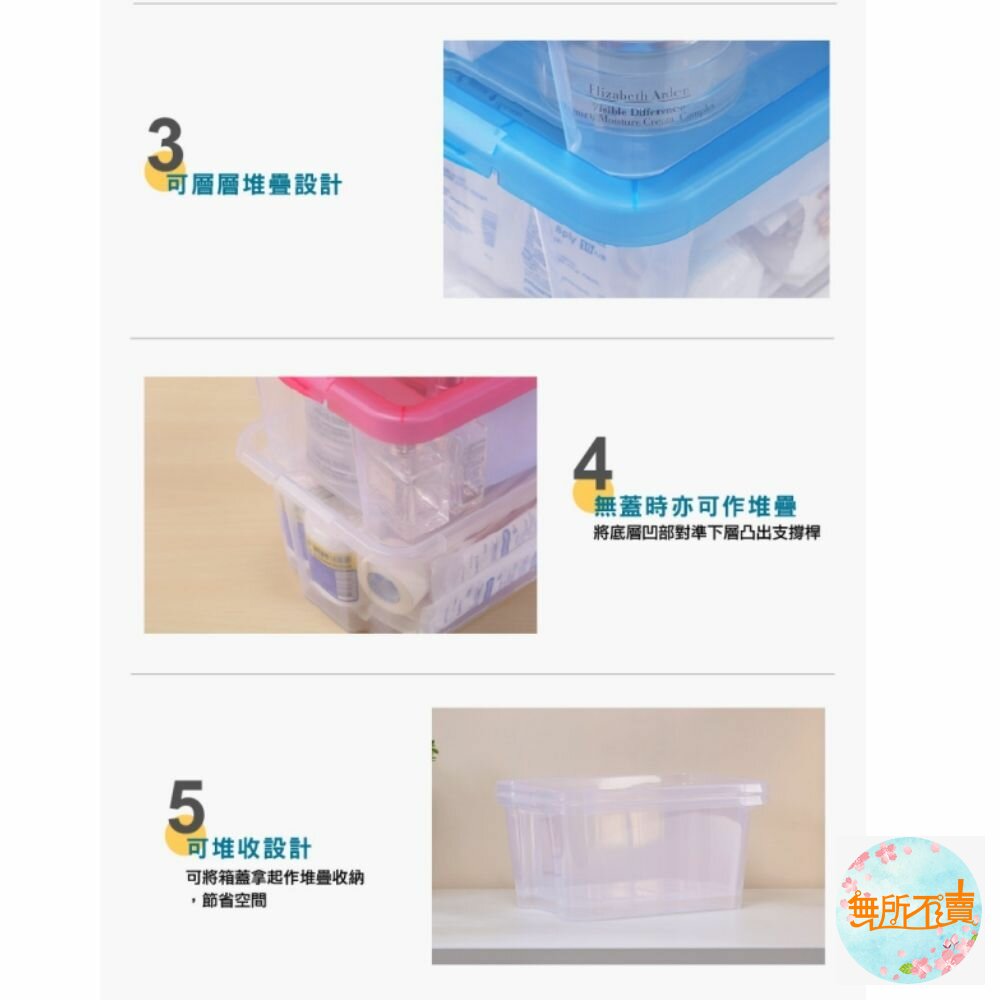 KEYWAY 常用收納盒14L CR-814-圖片-2