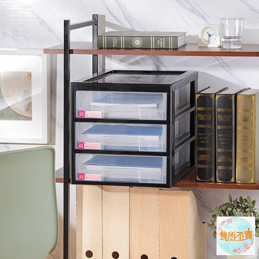 聯府 愛迪生附輪層櫃(收納櫃 公文櫃 資料收納 置物櫃)-圖片-3