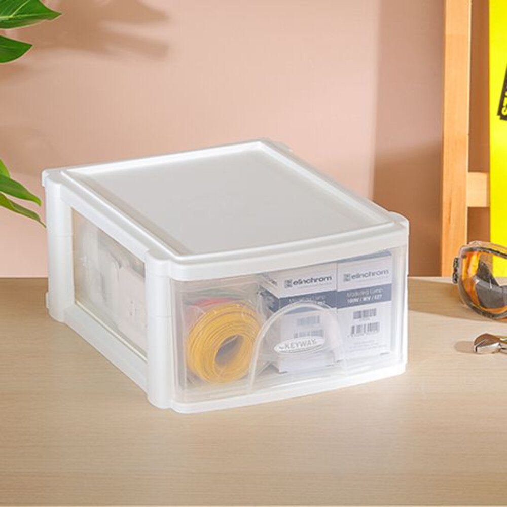 KEYWAY-DM-033-聯府 A4文書整理箱(深型)DM-033  小物收納
