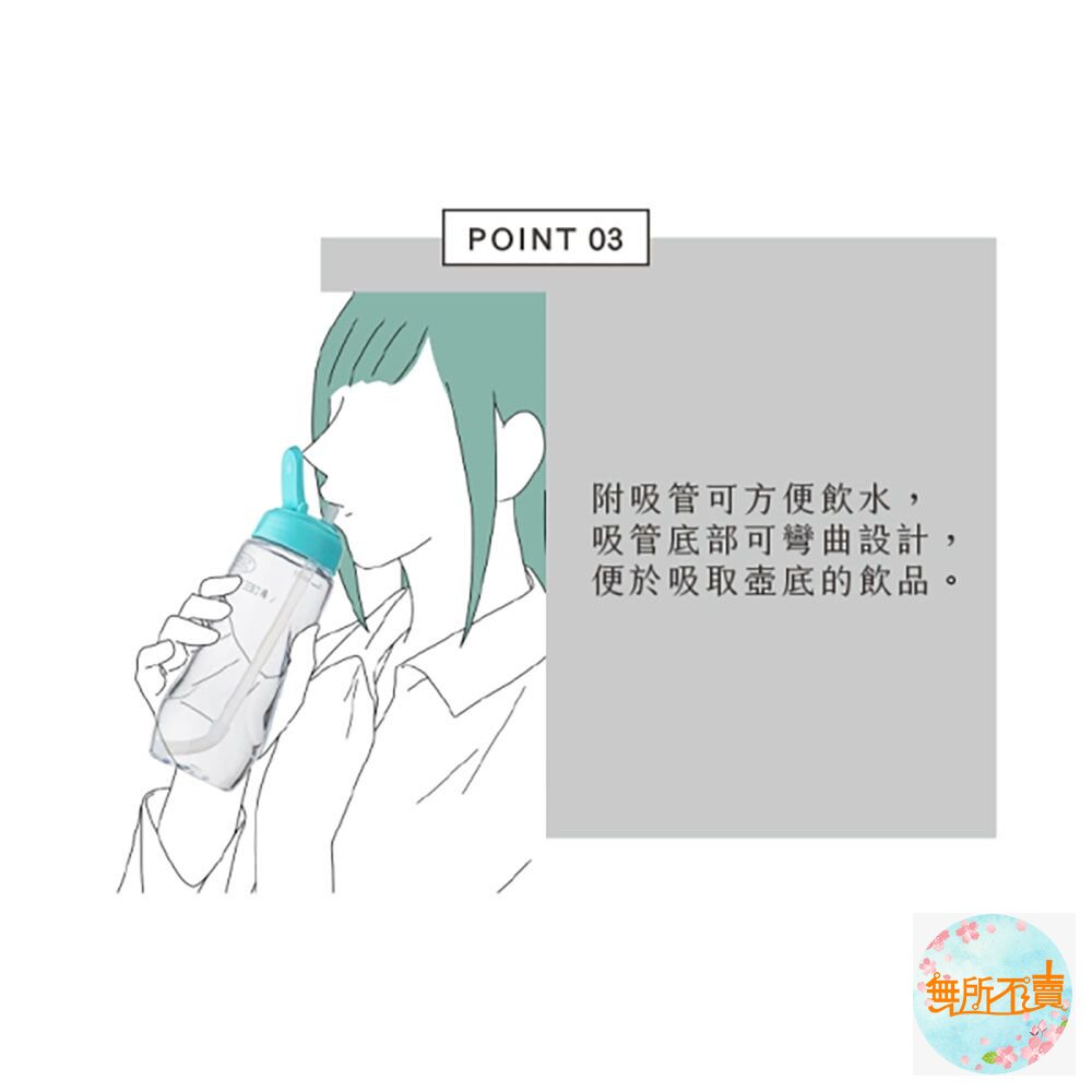 聯府 水手550CC吸管水壼 ED-550-圖片-6