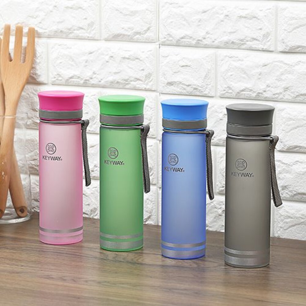 KEYWAY-EG570-聯府 水雲彩吸管水壺430ML(M) EG-430